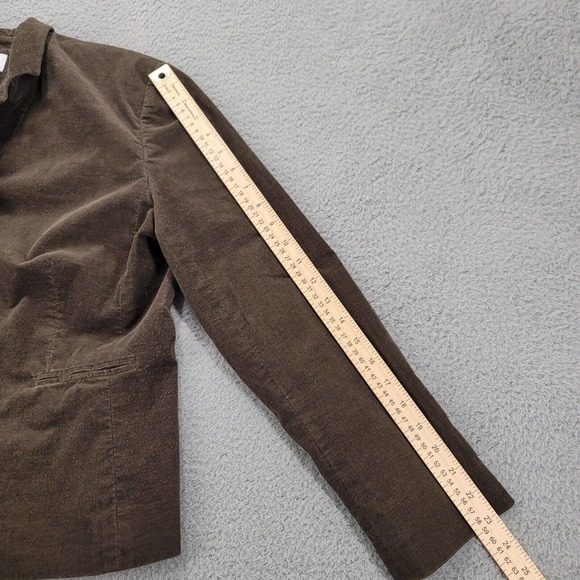 Ann Taylor Loft Stretch Jacket Womens 8 Brown‎ Buttons Long Sleeve - Picture 14 of 14